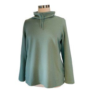 L. L. Bean Women's SoftLight Quilted Top, Funnelneck Pullover - XL